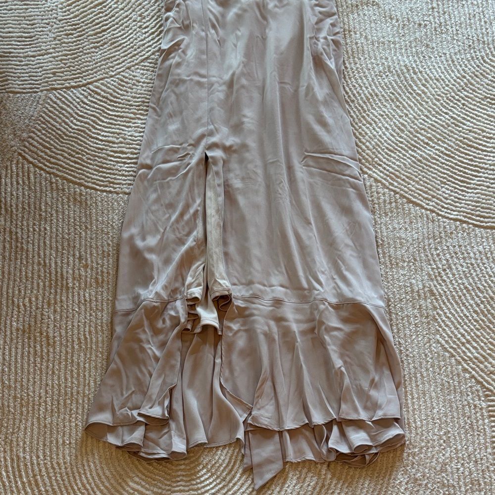 NWT Show Me Your MuMu Claire Dune Chiffon Midi Dress - Picture 11 of 12